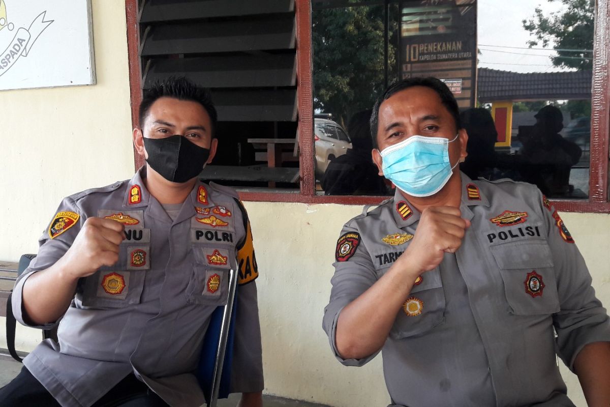 Kapolres Langkat cek 12 warga positip COVID-19 di Kecamatan Sawit Seberang