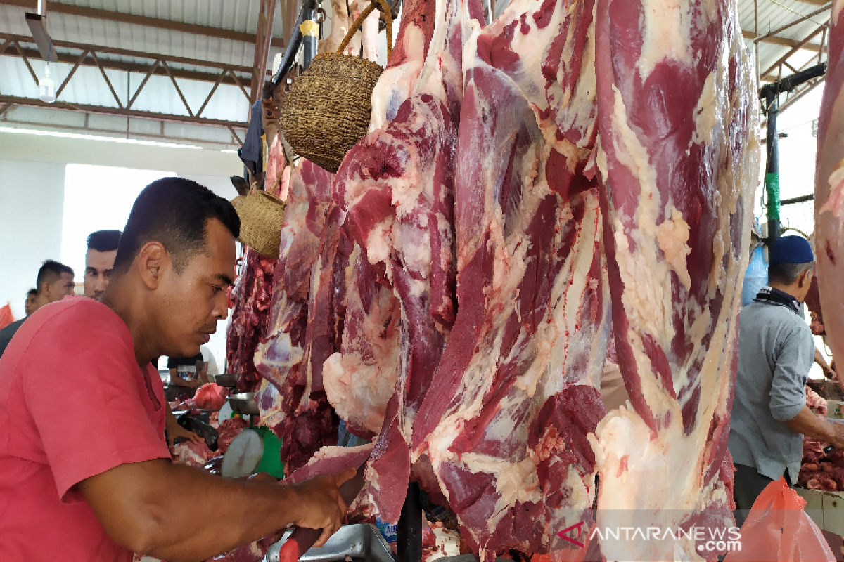 Harga daging meugang di Banda Aceh Rp170 ribu per kilogram