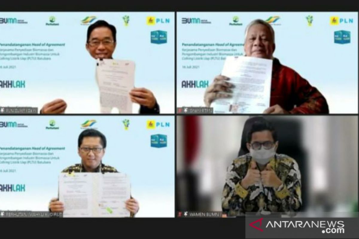 Amankan pasokan biomassa, Sinergi 3 BUMN wujudkan Indonesia lebih ramah lingkungan