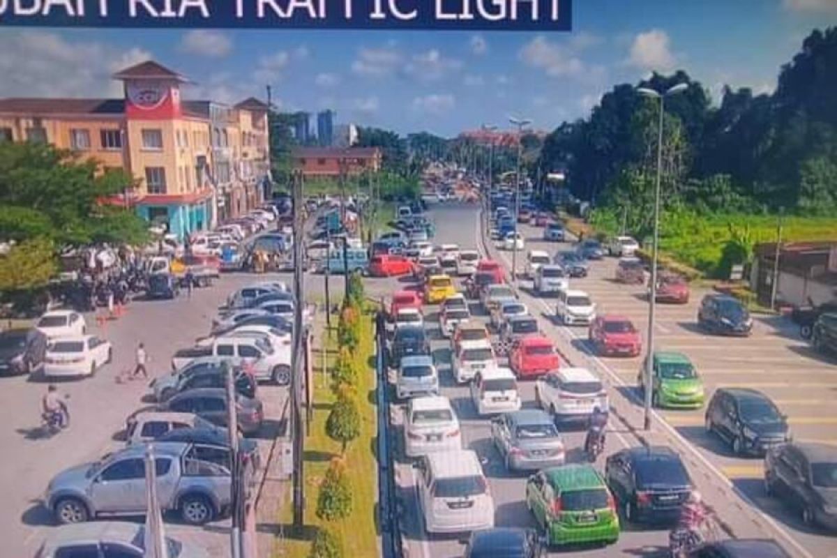 Jelang Idul Adha, terjadi peningkatan arus kendaraan di Malaysia