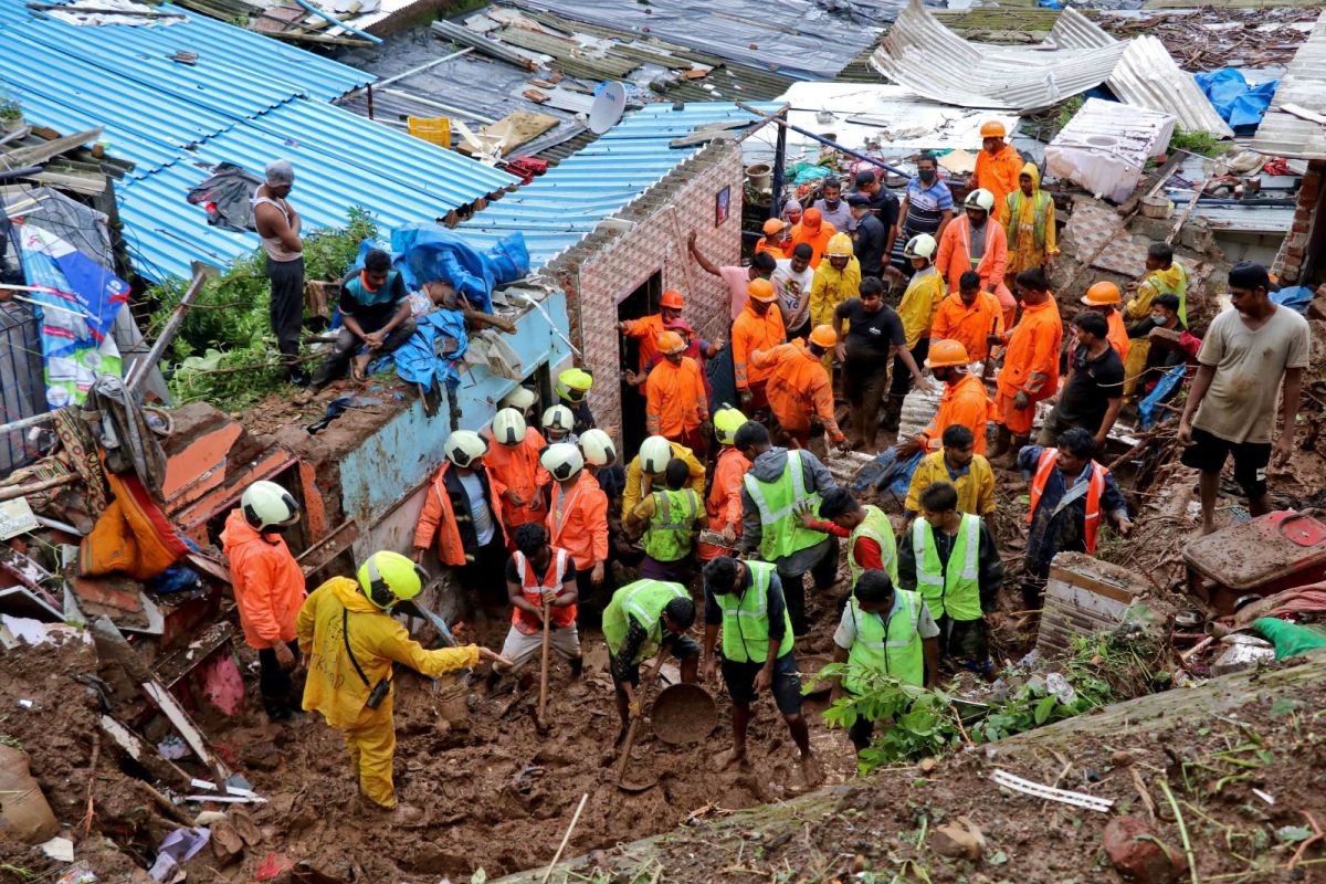 Di India, hujan deras tewaskan lebih dari 160 orang