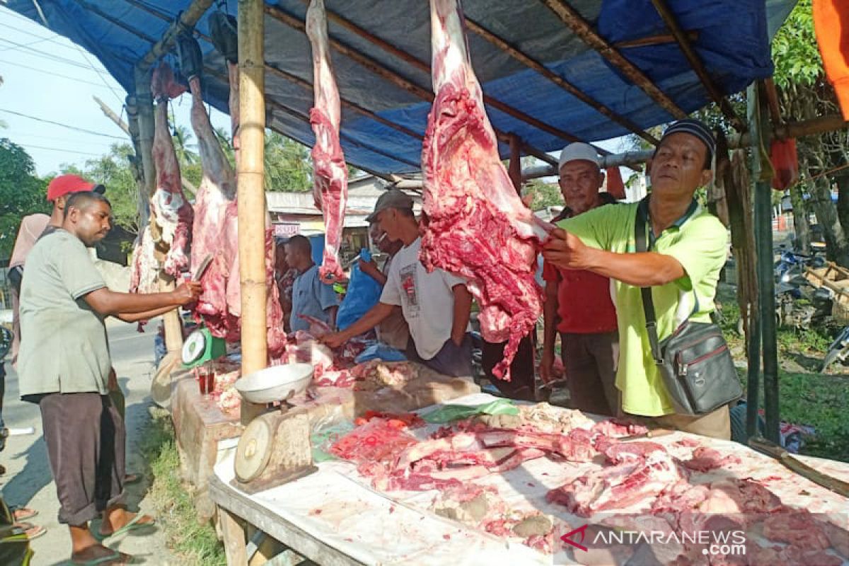 Harga daging meugang di Aceh Timur Rp170 ribu per kilogram