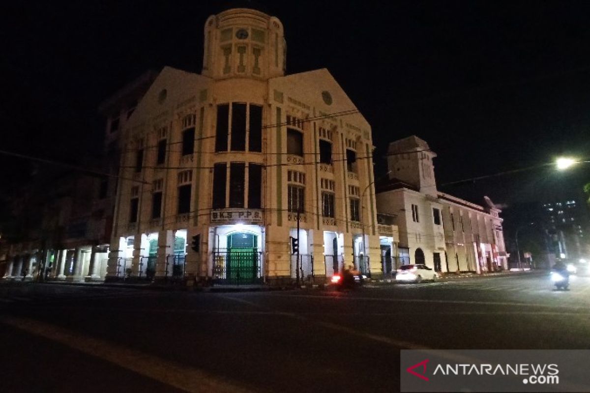 Kota Medan sepi pada malam takbiran Idul Adha