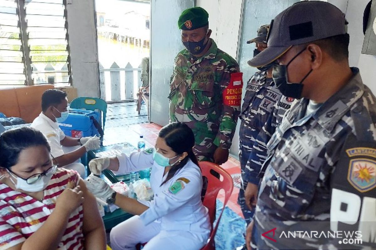 TNI-AL Tanjungbalai-Asahan kembali gelar serbuan vaksin maritim