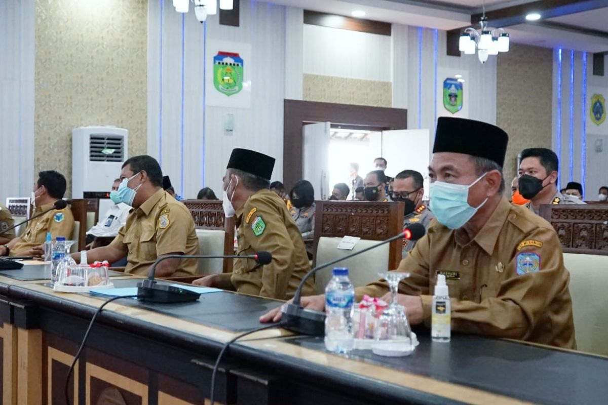 Plt Bupati Merangin laporkan kondisi karhutla Merangin ke Gubernur