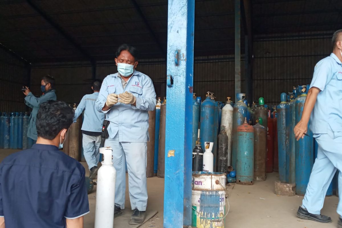 Perusahaan gas oksigen di Provinsi Banten prioritaskan kebutuhan medis