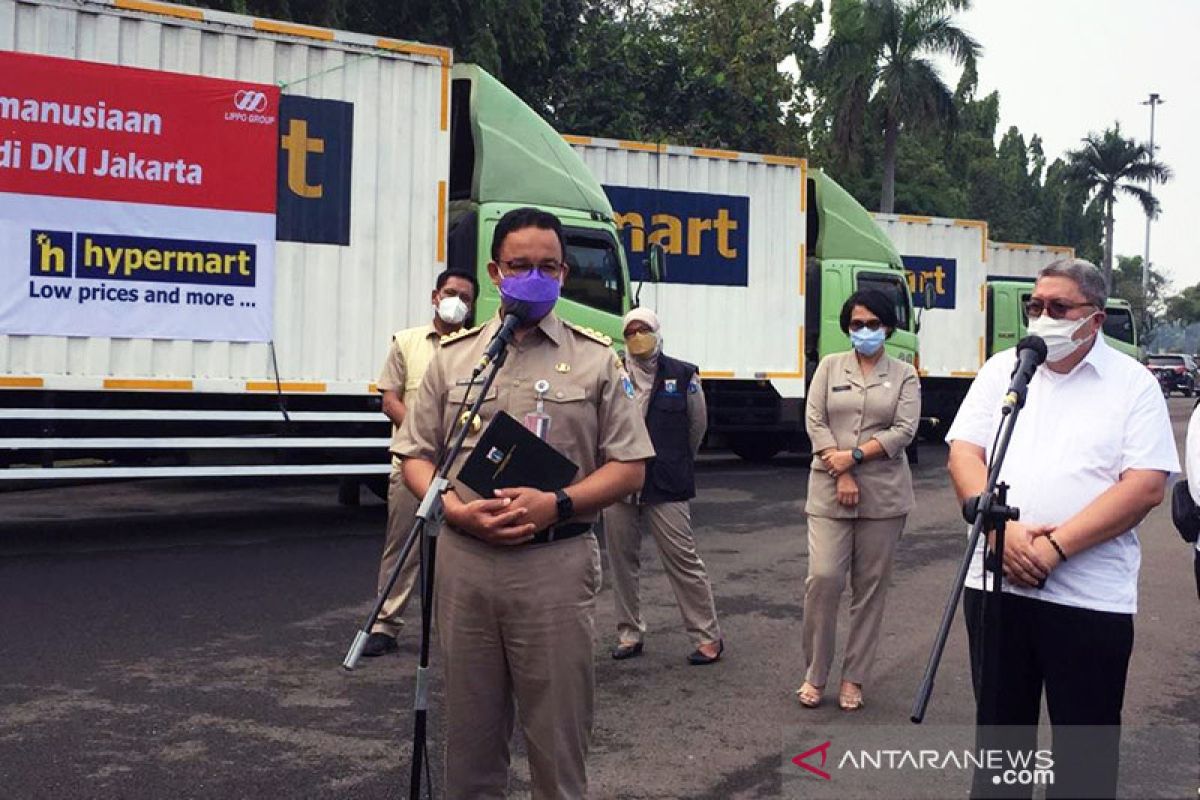 Anies sebut bansos sangat berarti bagi masyarakat sulit dapat kerja