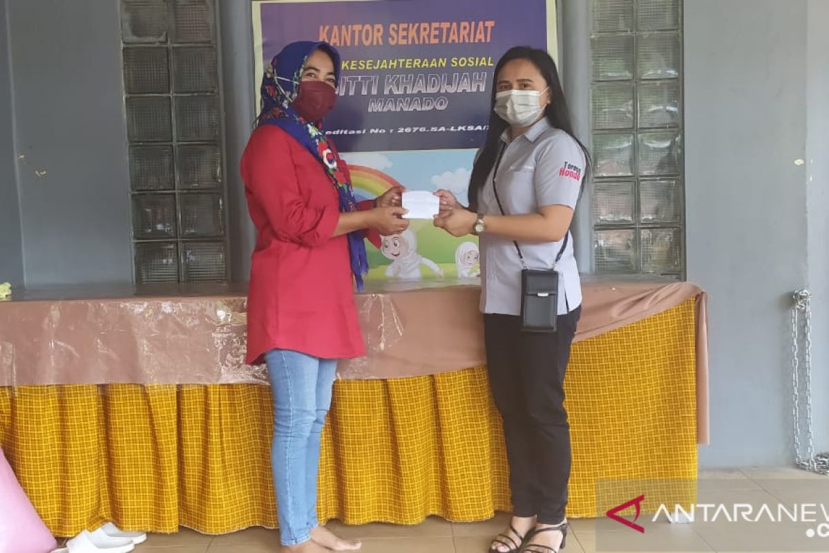 Honda DAW berikan bantuan Idul Adha Panti Asuhan di Sulawesi Utara