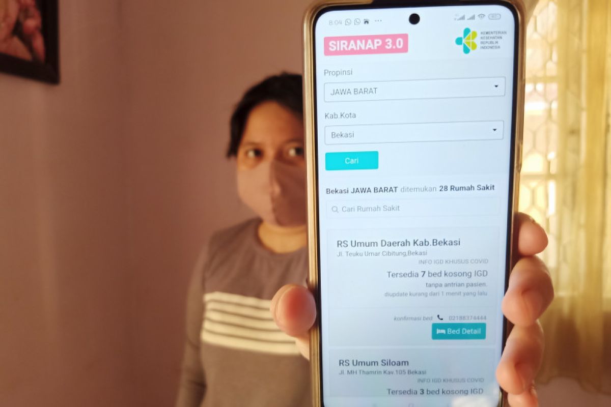 Kemenkes: Baru 1.000 rumah sakit yang aktif informasikan ketersediaan tempat tidur