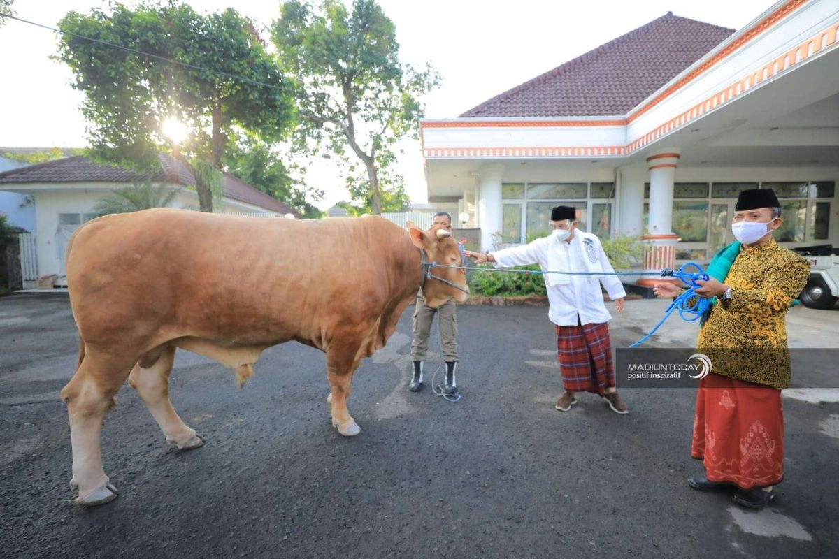 Pemkot Madiun bagikan daging kurban untuk ratusan anak stunting