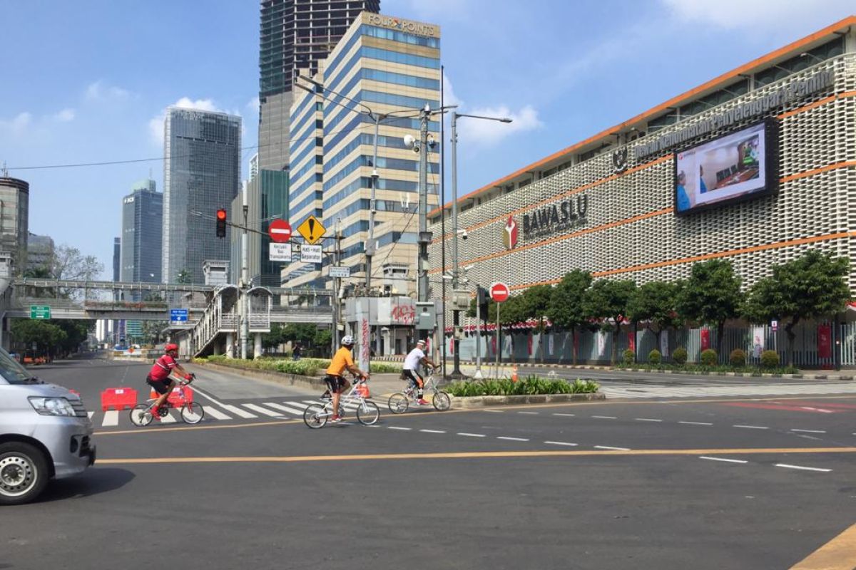Jalan protokol Jakarta Pusat lengang saat Idul Adha