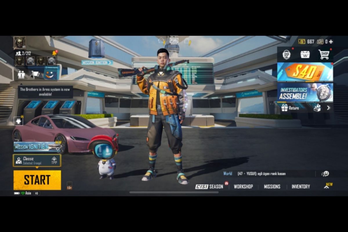 PUBG hadirkan skin eksekutif Rich Brian