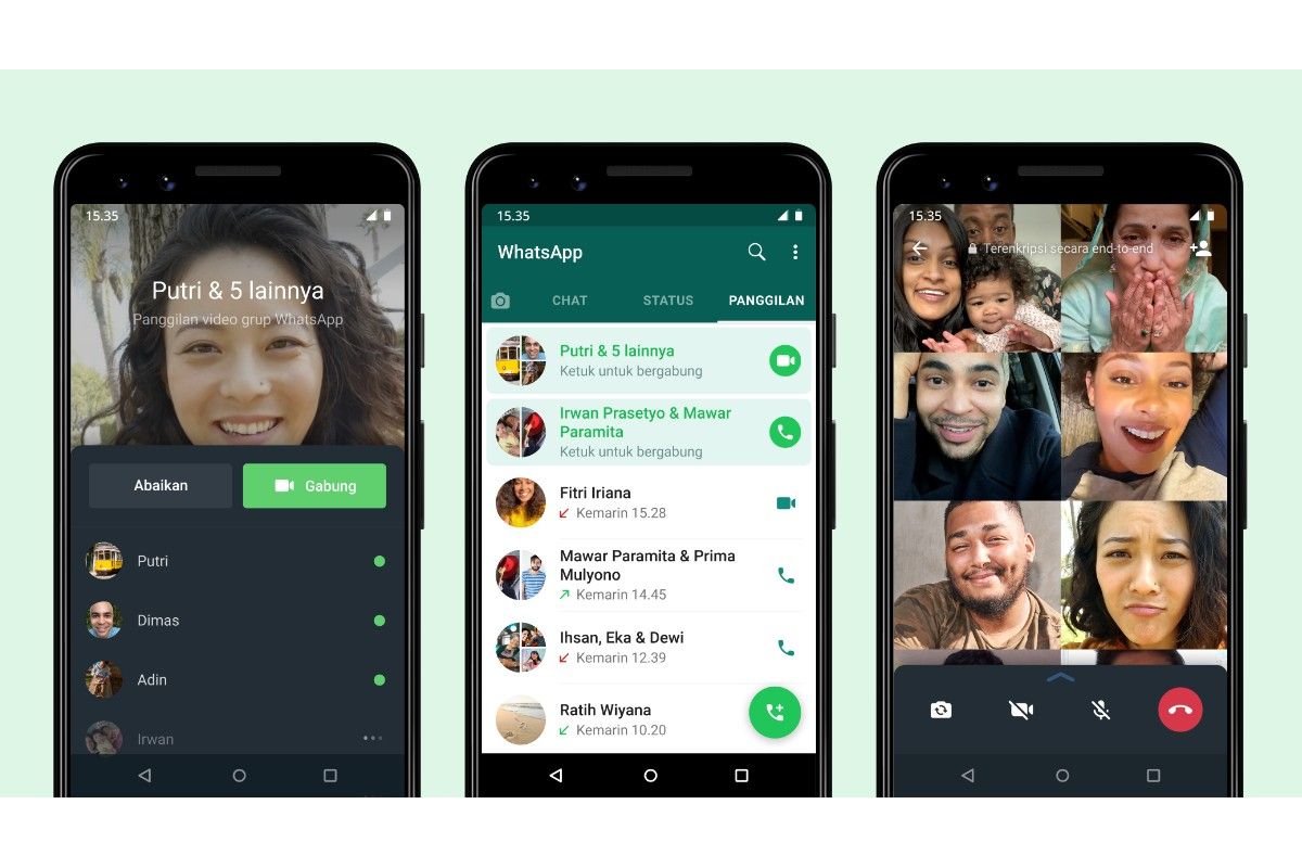 WhatsApp perkenallkan fitur joinable call panggilan grup video