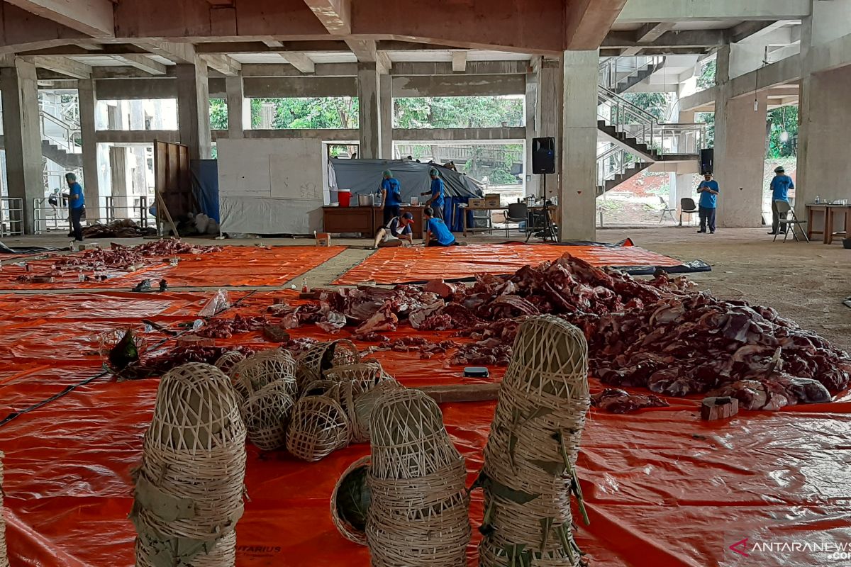 Pemkot Jaksel sebar 1.600 "bongsang'' daging hewan kurban