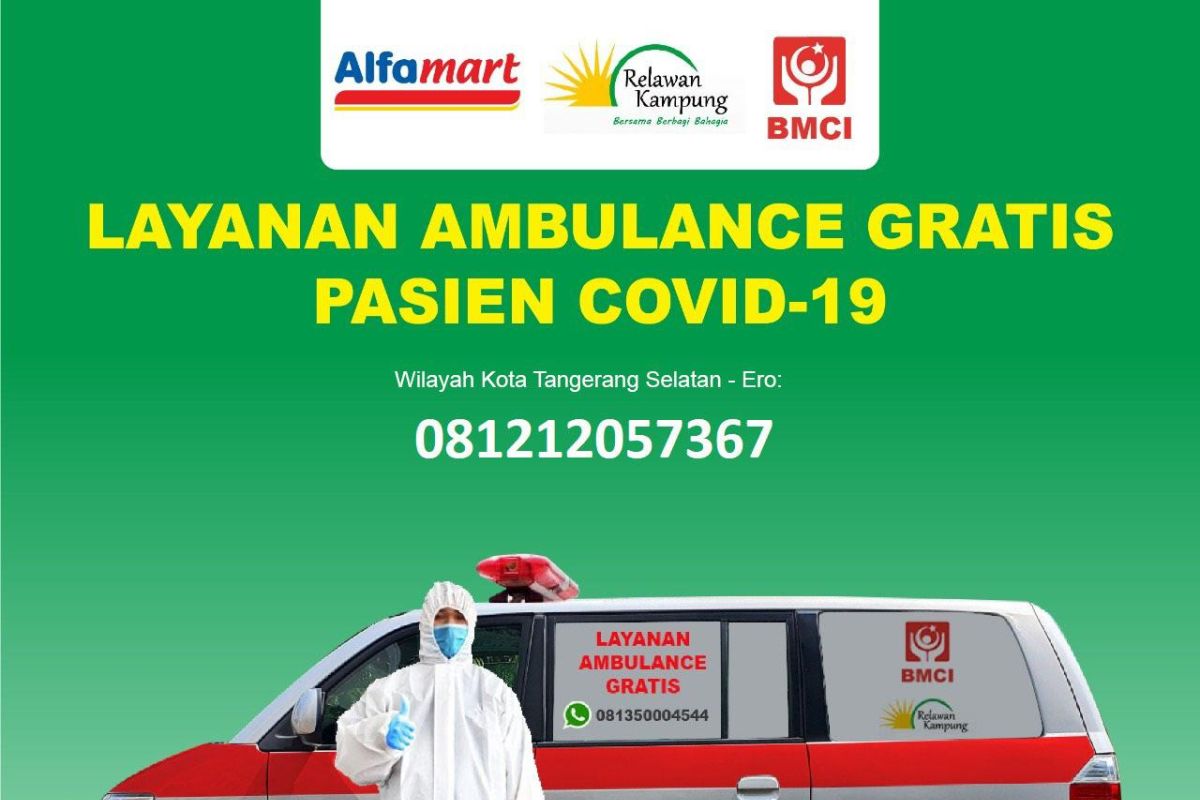 Ambulance Gratis dari Alfamart untuk Pasien Covid-19 di Banten