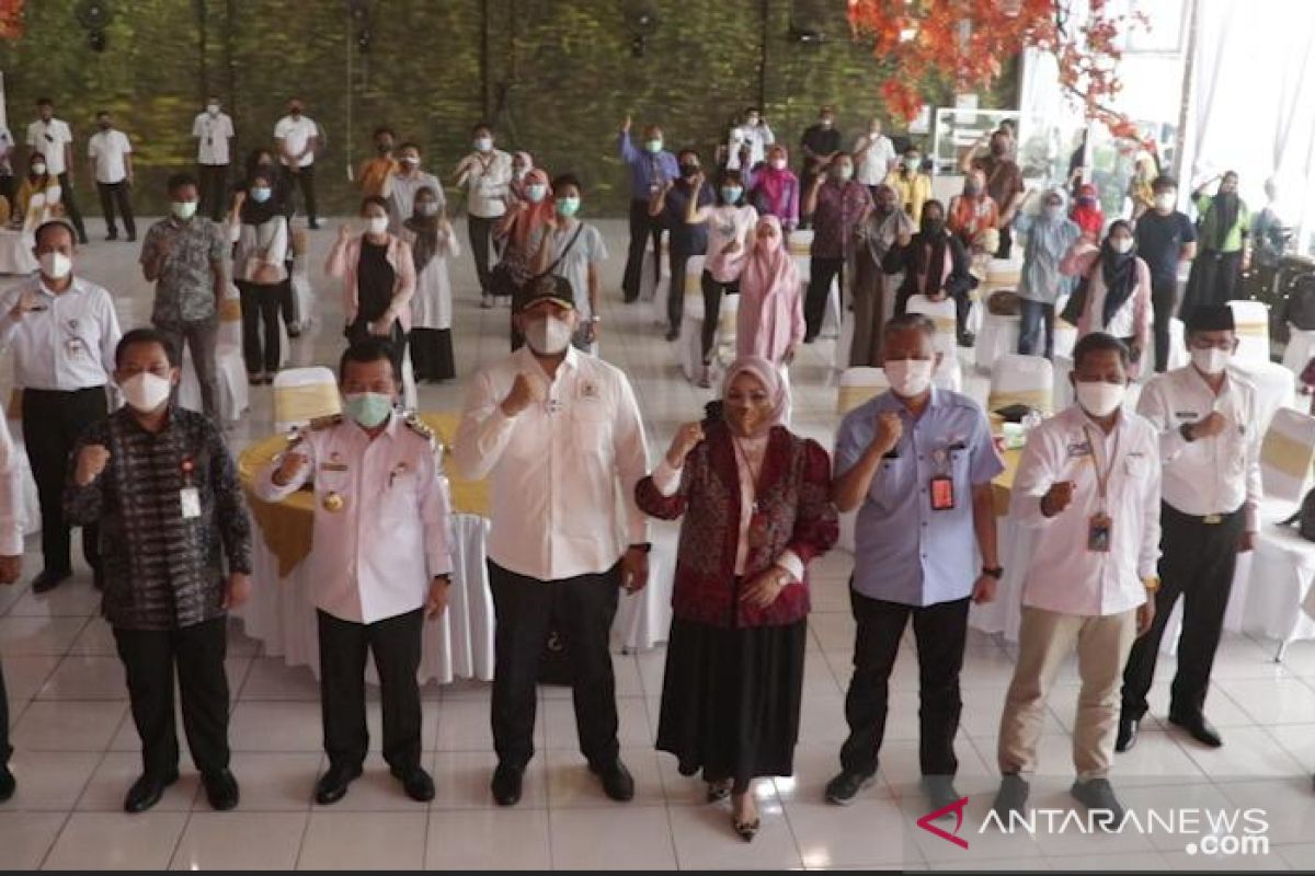 Dorong pemulihan ekonomi OJK dan BI Jambi lanjutkan vaksinasi sektor jasa keuangan