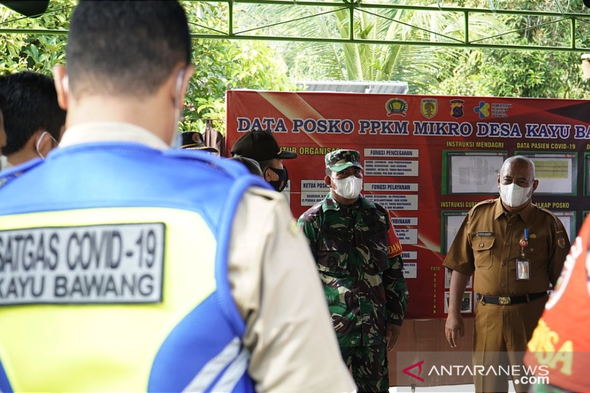 Satgas COVID-19 HST monitoring kesiapan Posko PPKM Mikro tingkat desa