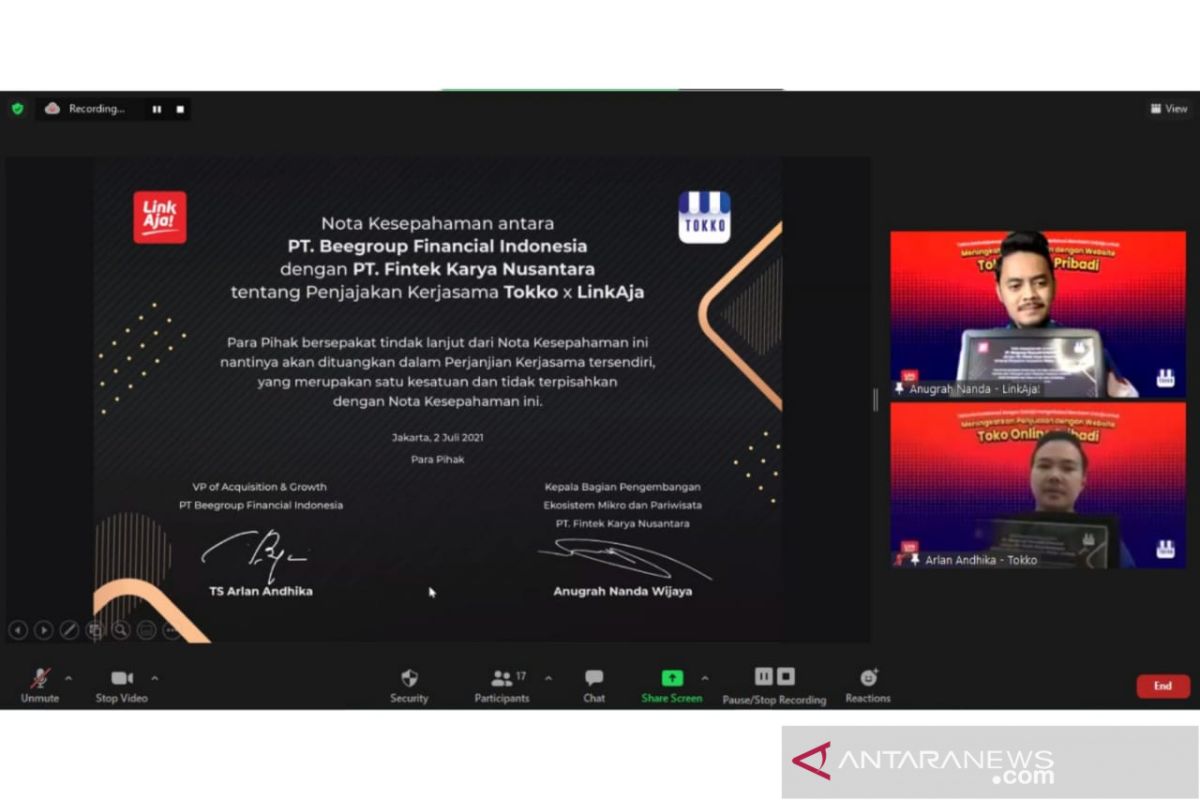 Dompet digital milik BUMN LinkAja dorong inklusi digital UMKM