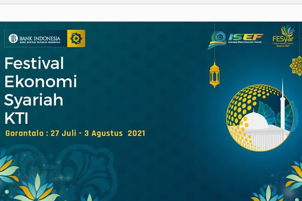 Festival Ekonomi Syariah 2021se KTI resmi dimulai hari ini
