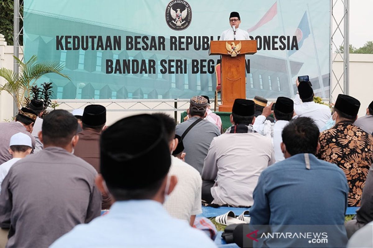 Kasus COVID-19 di Brunei terkendali, KBRI gelar shalat Idul Adha