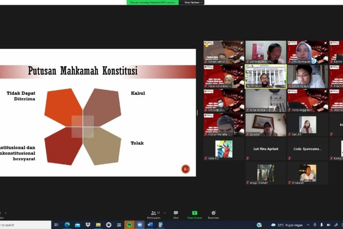 FHUP berikan pelatihan dosen pahami hukum acara MK