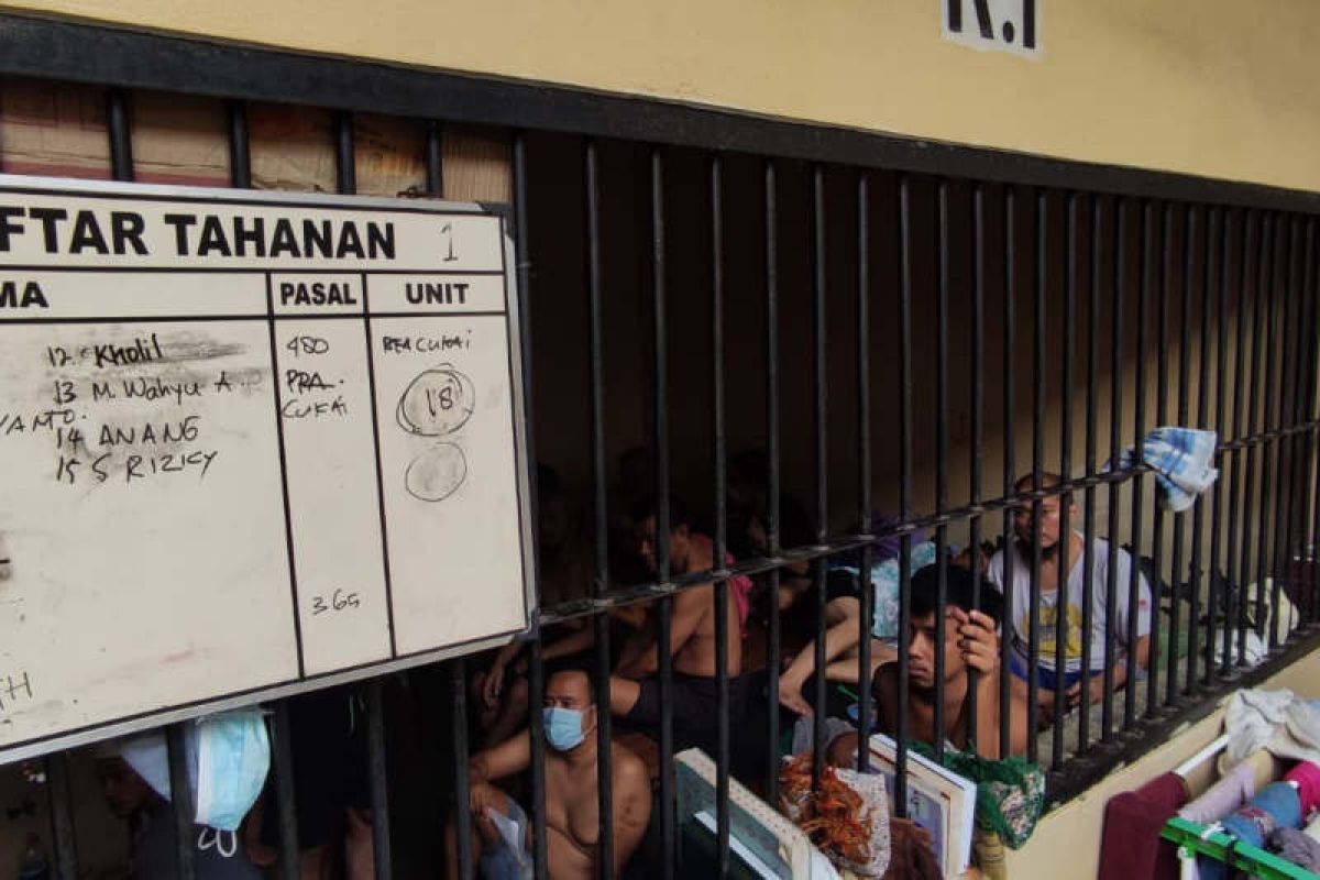 Jumlah tahanan Polrestabes Semarang lebihi kapasitas selama pandemi