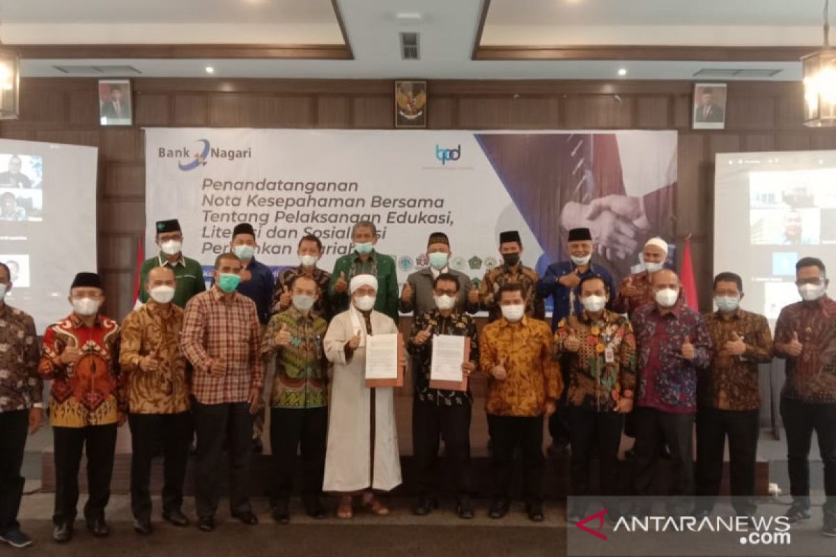 Bank Nagari tingkatkan literasi perbankan syariah melalui institusi pemerintah dan ormas