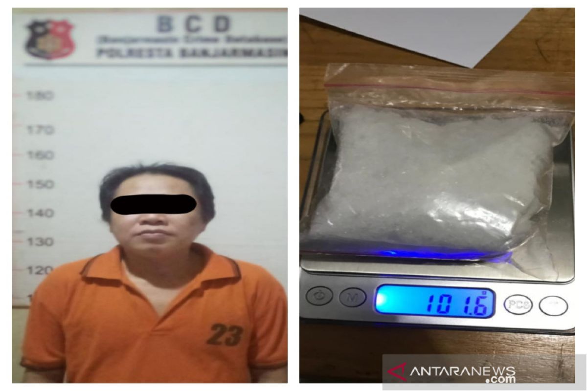 Polsek Banjarmasin Barat ringkus pengedar 100 gram lebih sabu-sabu