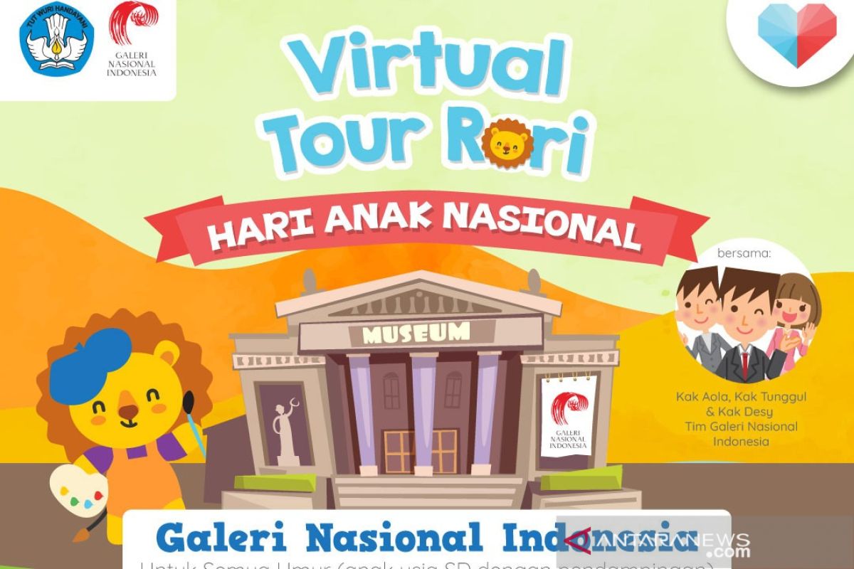 Galeri Nasional Indonesia selenggarakan tur virtual rayakan Hari Anak