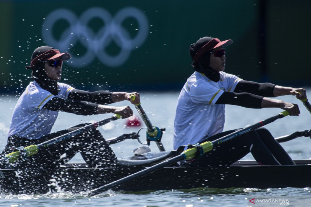 Pendayung Indonesia gugup hingga gemetar saat debut di Olimpiade Tokyo