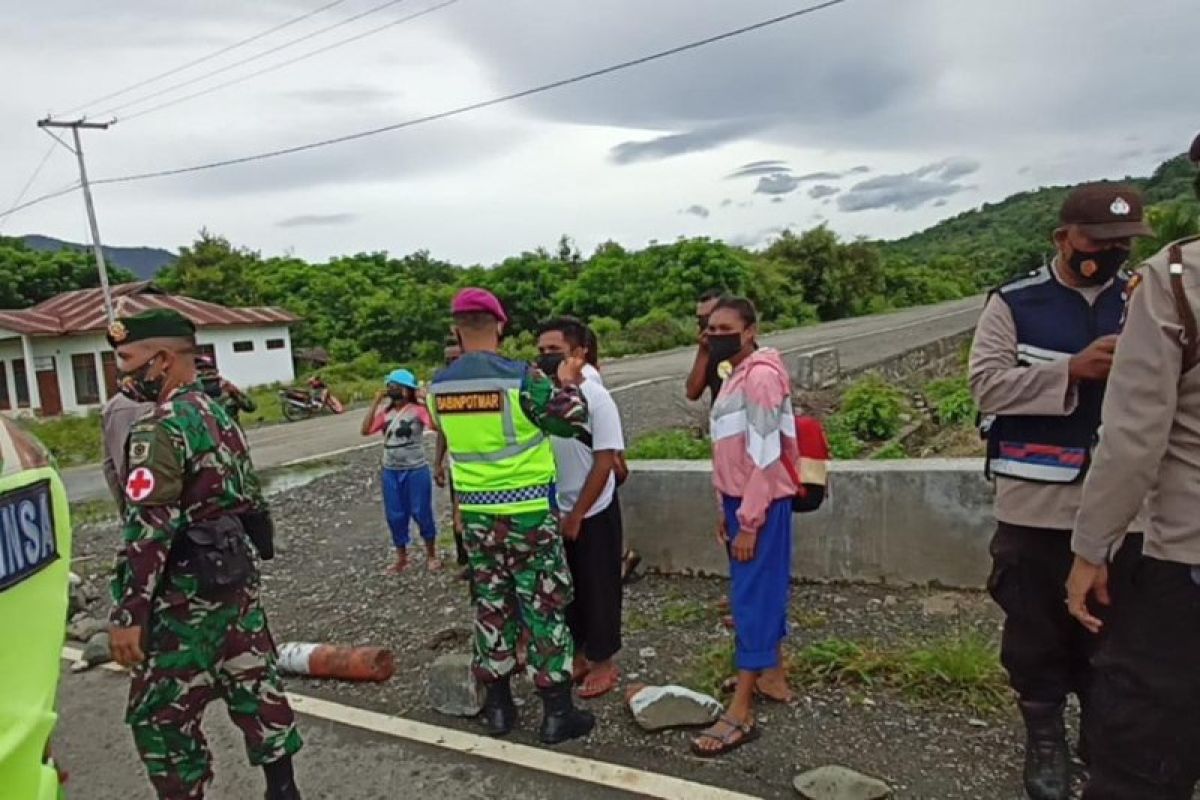 Satgas Pamtas RI-Timor Leste perketat pengawasan pelaksanaan PPKM di perbatasan