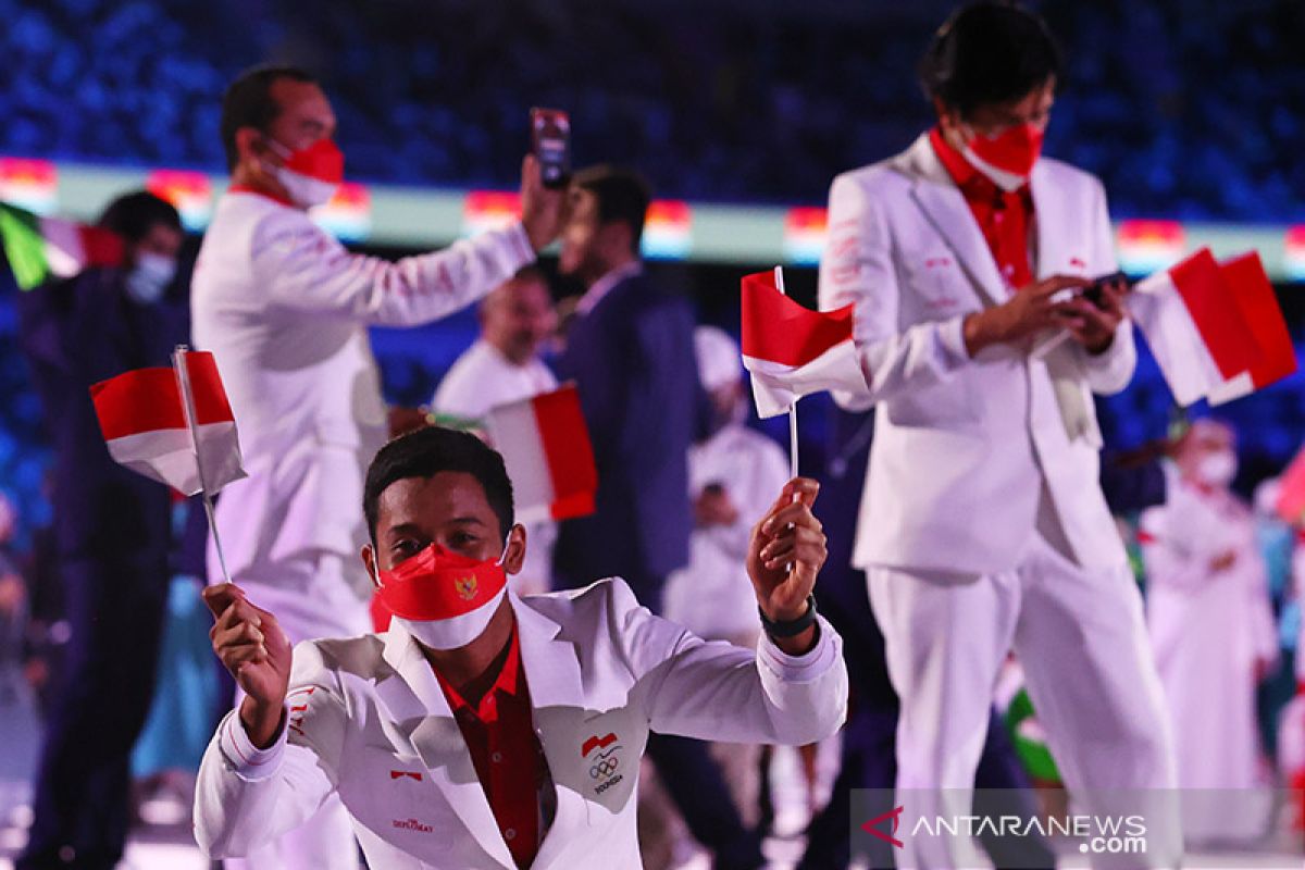 Tim Indonesia tinggalkan Olimpiade Tokyo bawa sekeping emas