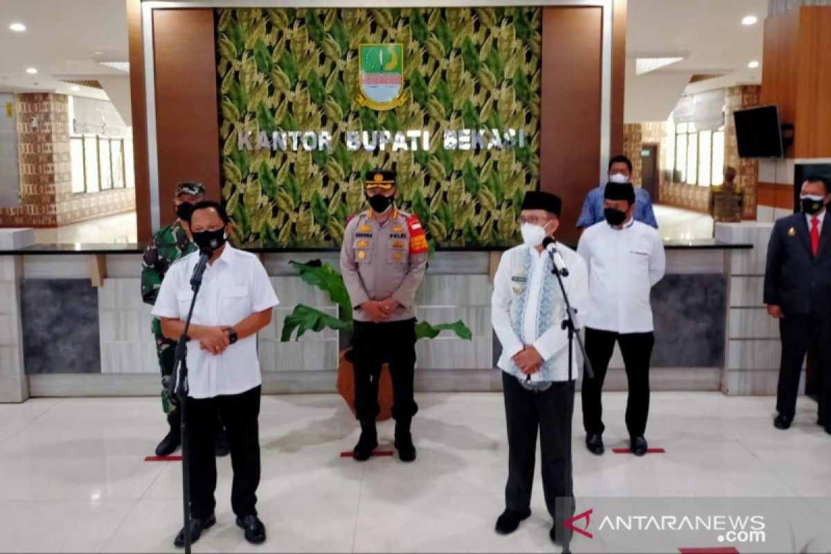 Mendagri sebut Kabupaten Bekasi berperan penting kendalikan COVID-19