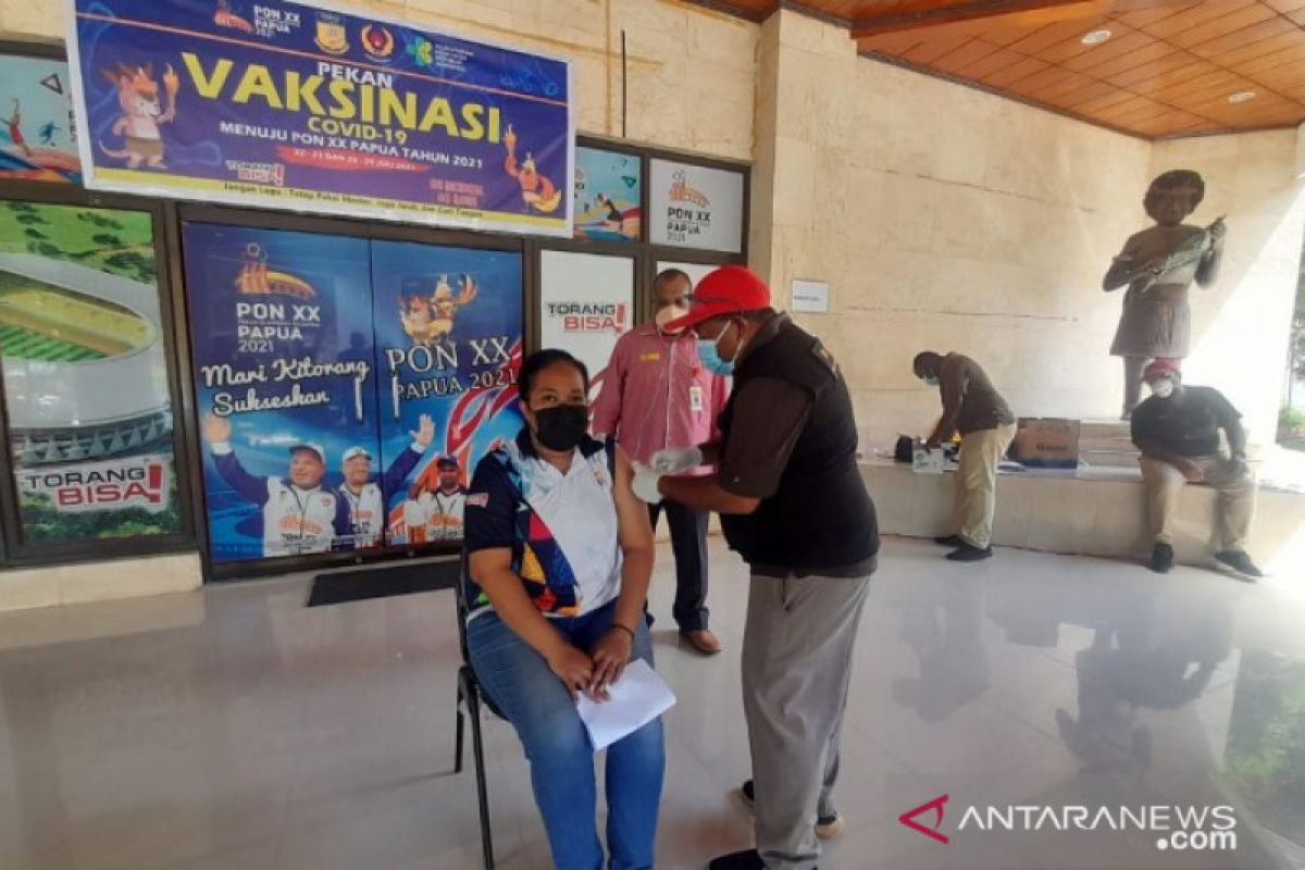 KONI completes first phase of vaccination of Papua PON athletes