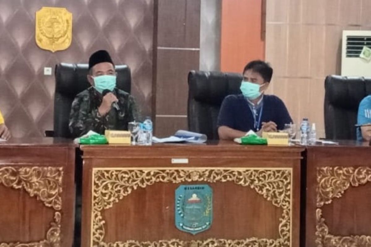 Pasien covid meningkat Plt Bupati Merangin kumpulkan Camat dan Kapus