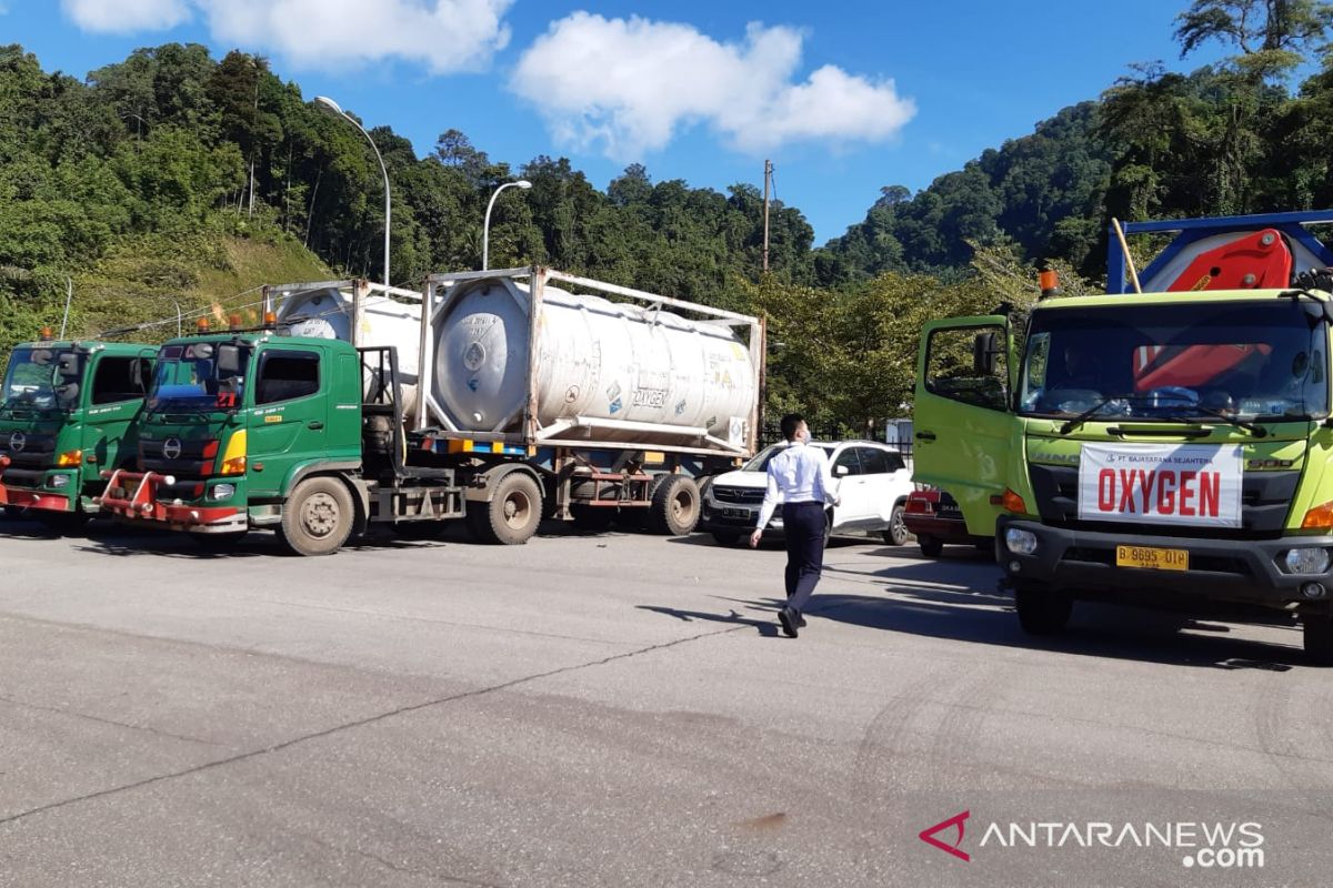 250 ton oksigen dari Sarawak akan dikawal petugas hingga Pontianak secara bertahap