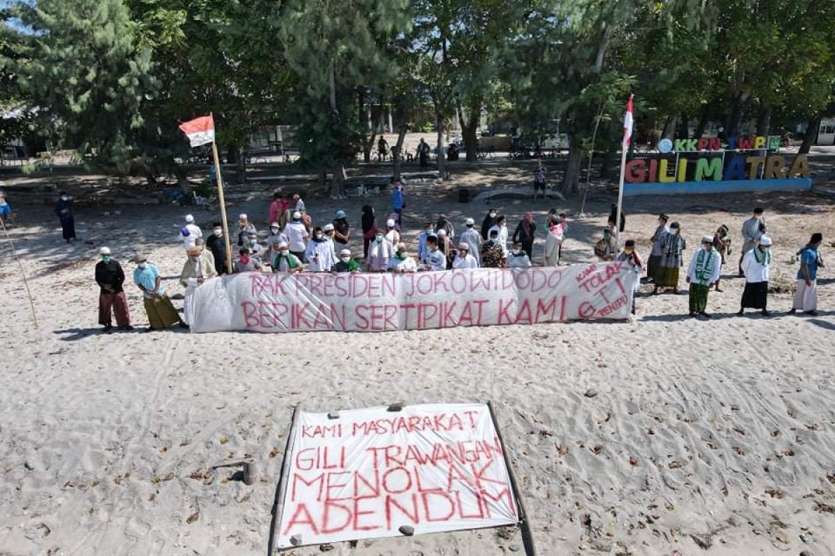 Warga Gili Trawangan bersurat ke Presiden Joko Widodo