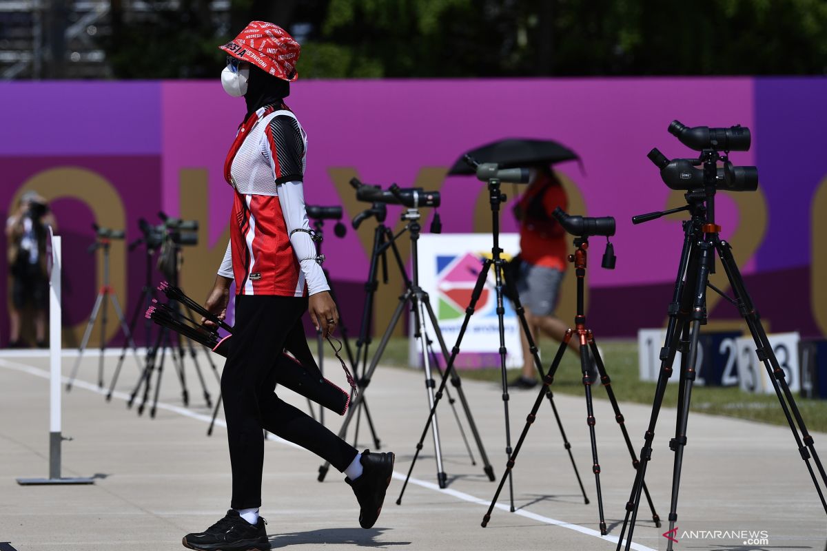 Tim panahan Indonesia gagal ke semifinal beregu campuran