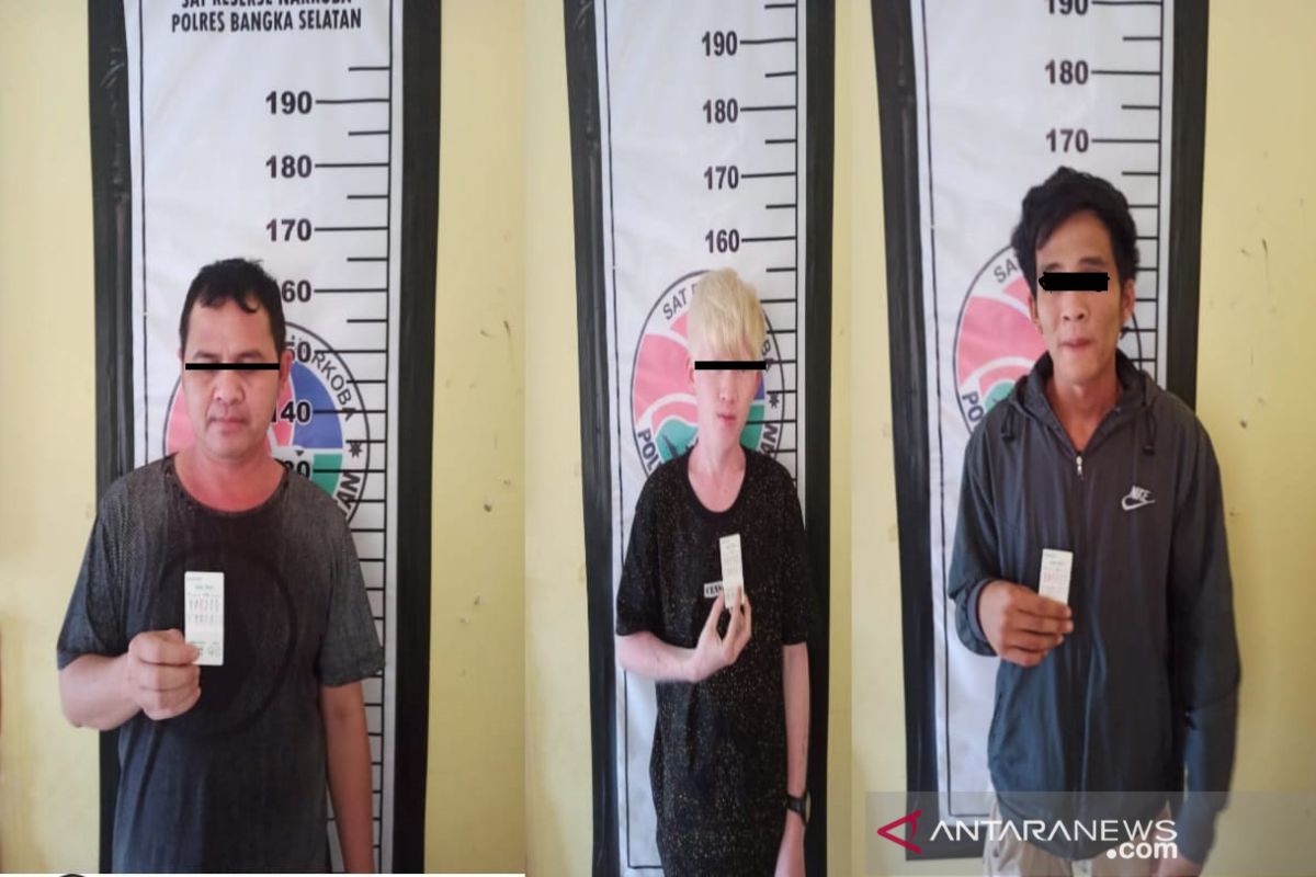 Polres Bangka Selatan koordinasi BNNK untuk assesment tiga pemakai narkoba