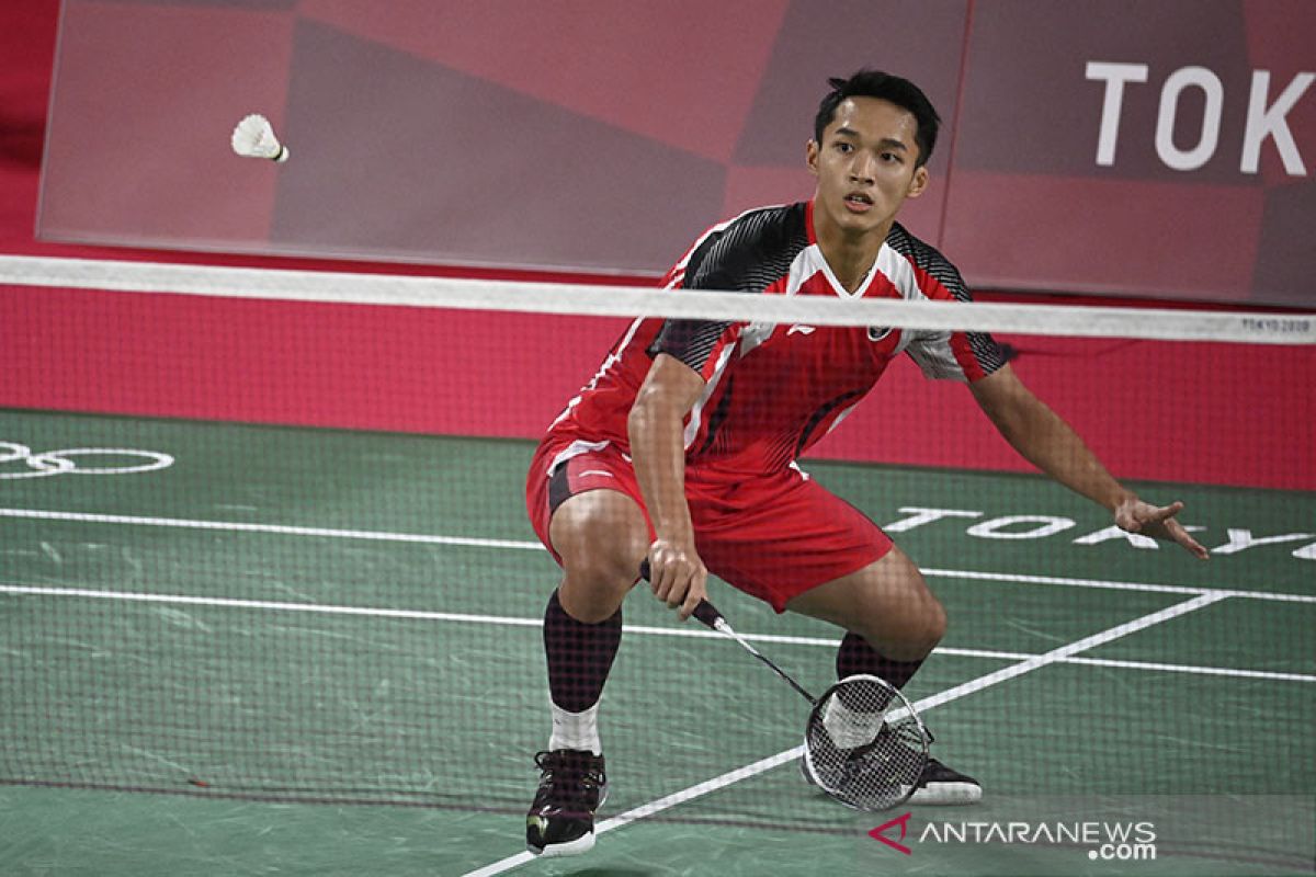 Jonatan menang mudah di laga pertama bulu tangkis Tokyo 2020