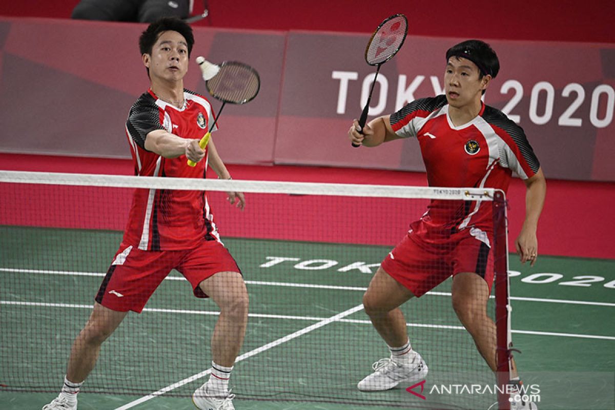 Olimpiade Tokyo - Kevin/Marcus sukses atasi tekanan Ben/Sean