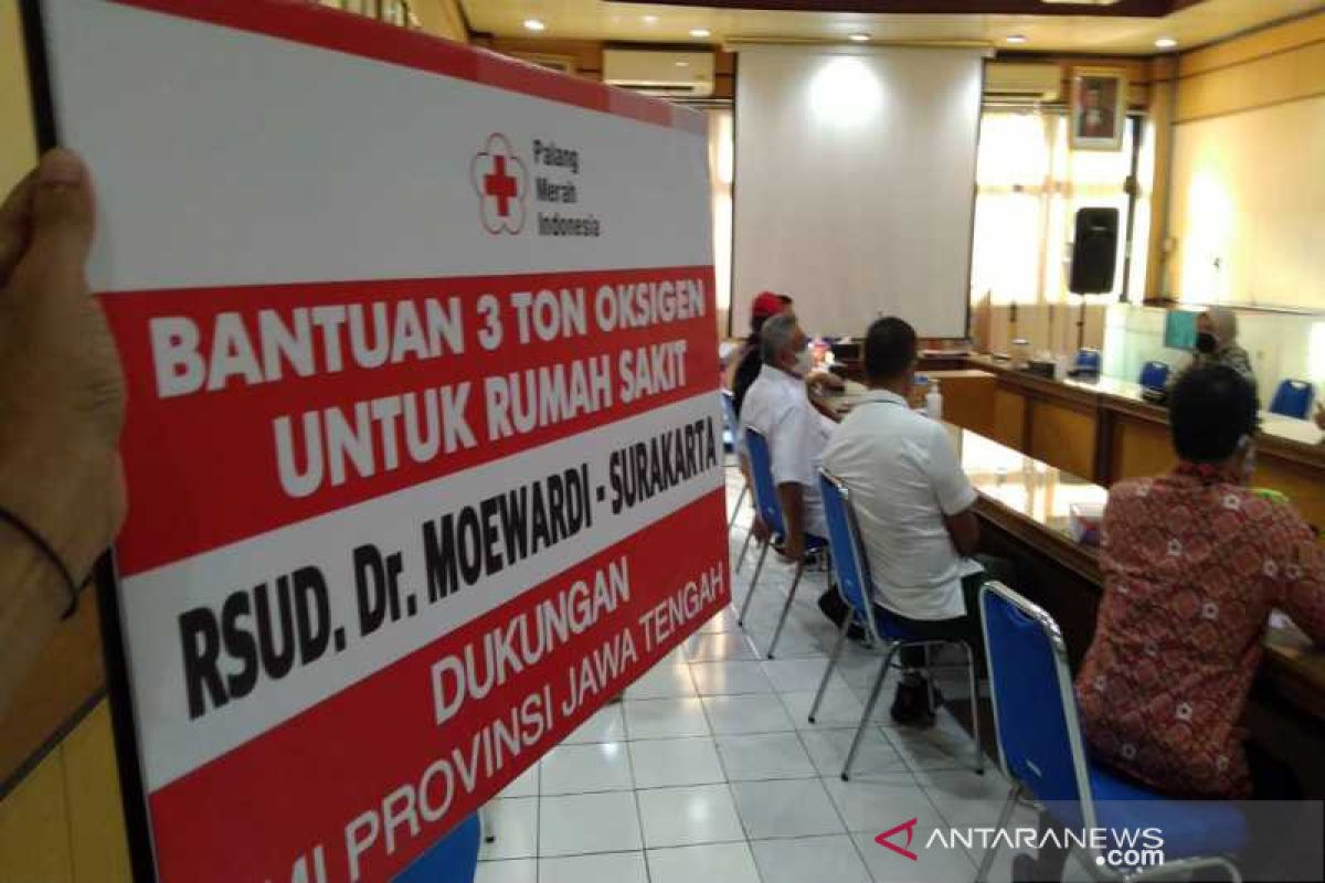 PMI Jateng dukung ketersediaan oksigen untuk RS di Solo