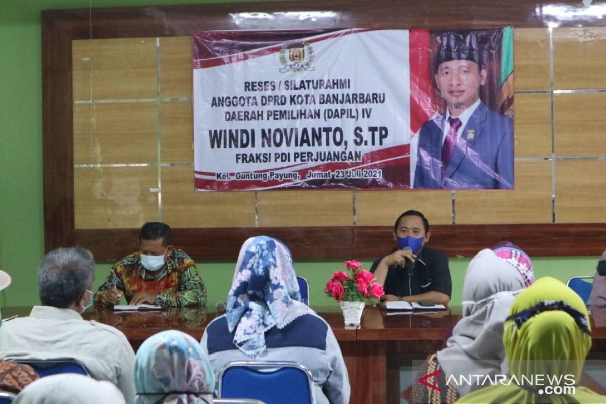 Windi Novianto serap aspirasi warga Guntung Payung