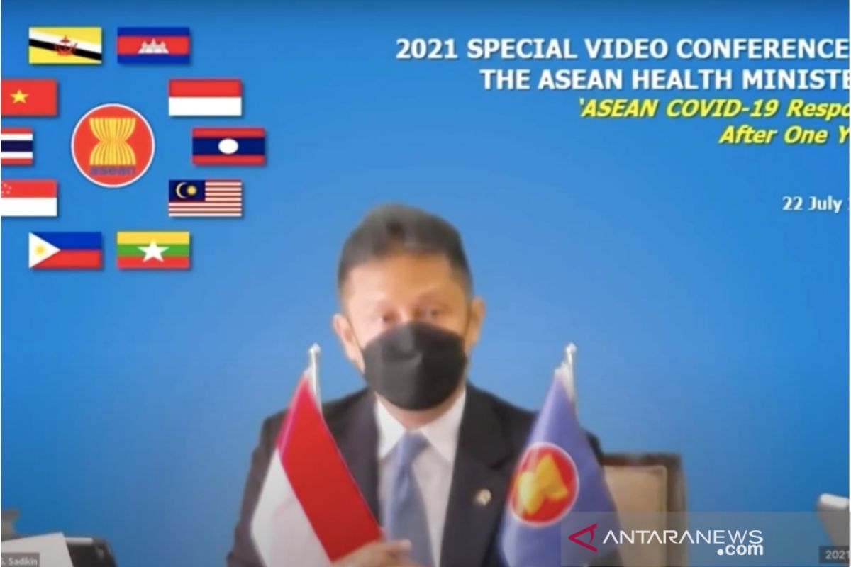 Menkes se-ASEAN perkuat kerja sama penanganan pandemi COVID-19