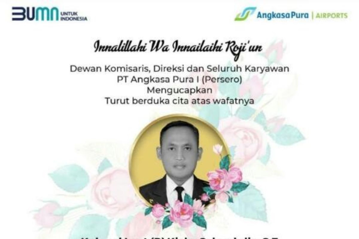 GM Angkasa Pura I Juanda meninggal dunia