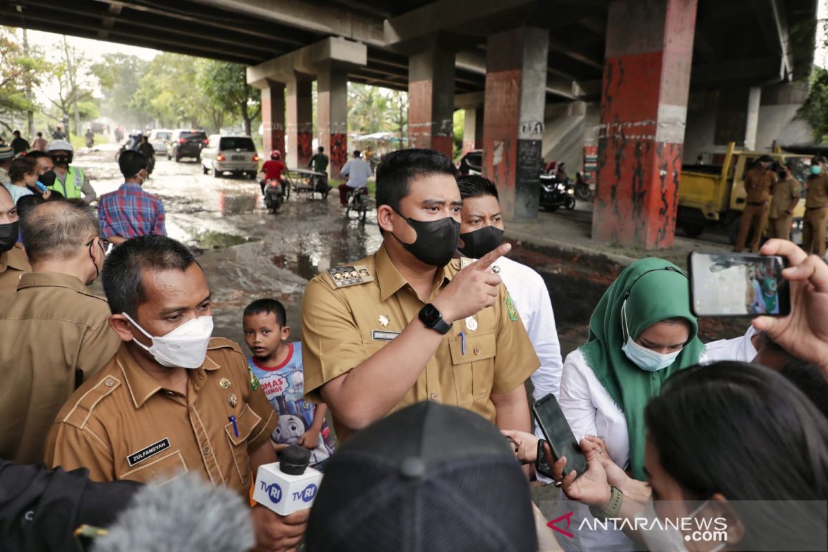 Pemkot Medan tenderkan perbaikan 1,1 km jalan Pancing