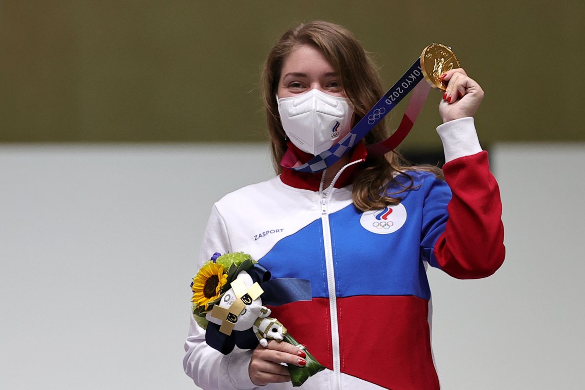 Olimpiade Tokyo : Vitalina Batsarashkina persembahkan emas menembak untuk ROC Rusia