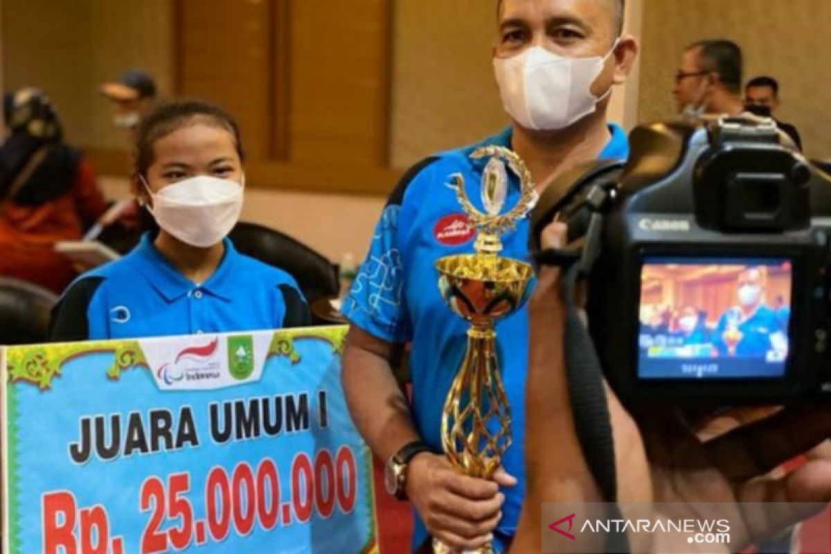 Kampar juara umum seleksi Pekan Paralympic Nasional Papua