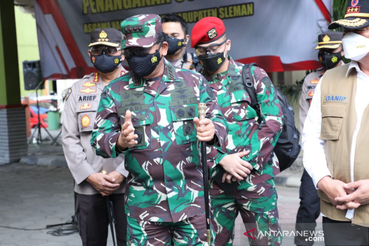 Panglima TNI: Lokasi isoter upaya pemerintah memberikan pelayanan terbaik