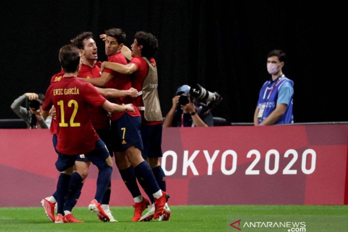 Spanyol kembali cetak gol di ajang Olimpiade Tokyo